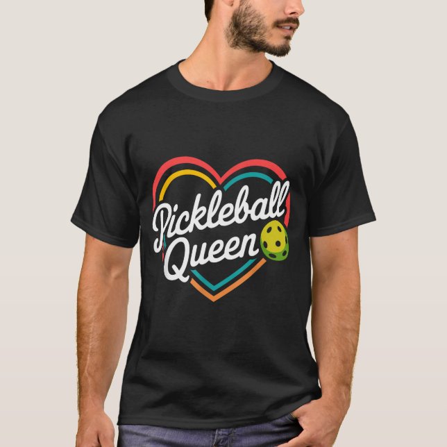 Pickleball-drottning  t shirt (Framsida)