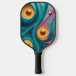 Pickleball Energy Swirl - Abstrakt Rörelse Poster