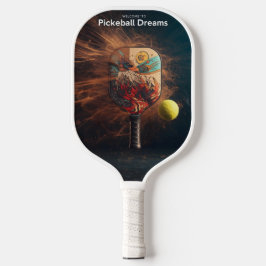 Pickleball Energy Swirl - Abstrakt Rörelse Poster