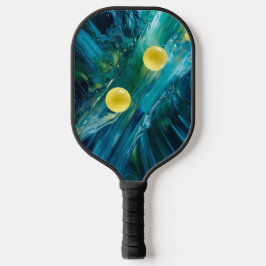 Pickleball Energy Swirl - Abstrakt Rörelse Poster