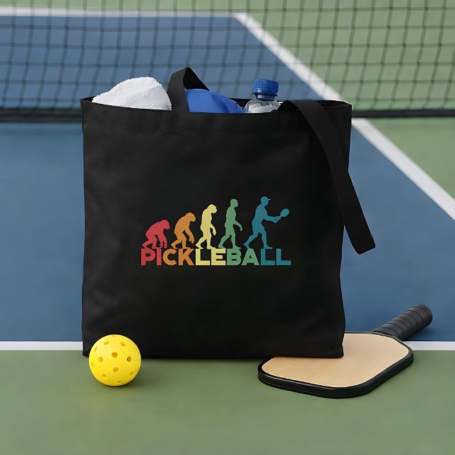 Pickleball Evolution Rolig Anpassad Namn eller Tex Tygkasse (Skapare uppladdad)