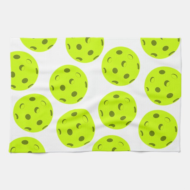 Pickleball-explosion kök eller sport handduk kökshandduk (Horisontell)