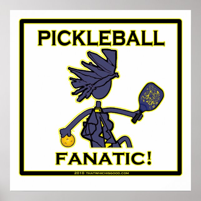 Pickleball Fanatic Poster (Framsidan)