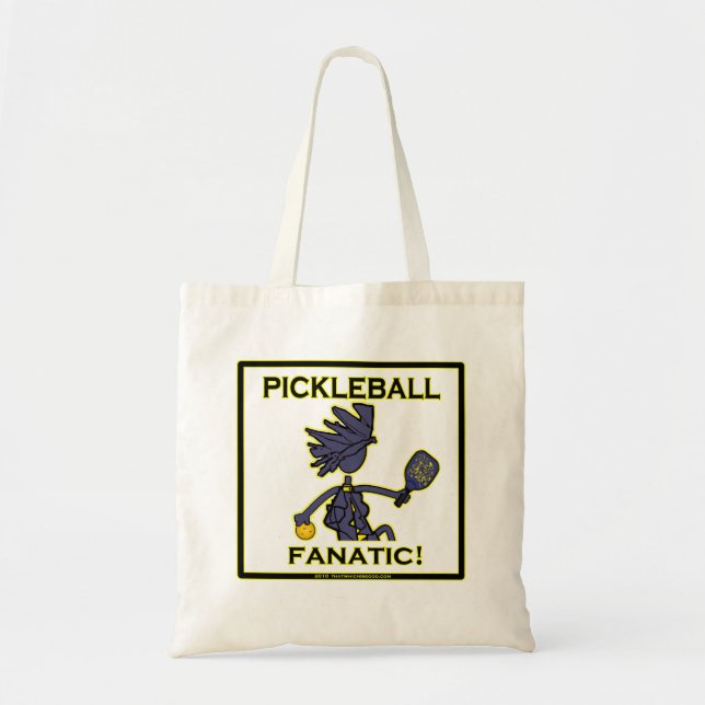Pickleball fanatiker tygkasse (Framsidan)