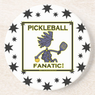 Pickleball fanatiker underlägg sandsten
