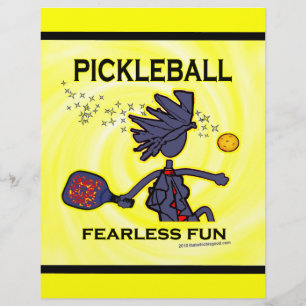 Pickleball Fearless-Roligt Reklamblad