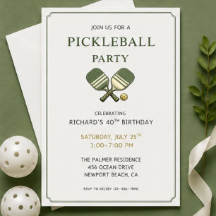 Pickleball-fest Inbjudan
