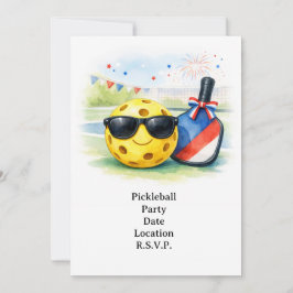 Pickleball-fest Invitation Inbjudningar