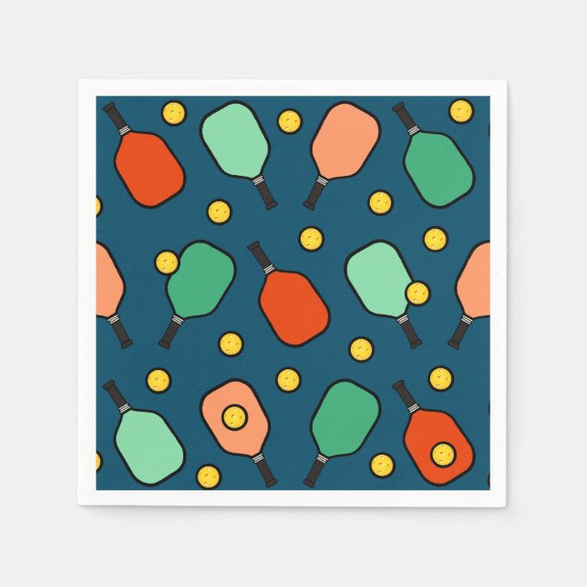 Pickleball-fest Pappersservett (Framsidan)