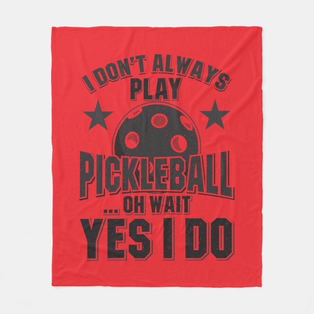 Pickleball Fleecefilt (Framsidan)