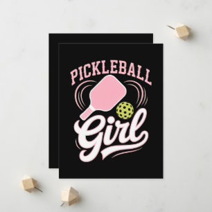 Pickleball Flicka Spelare Meddelande