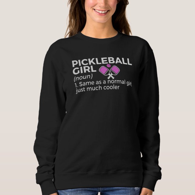 Pickleball-flickdefinition T Shirt (Framsida)