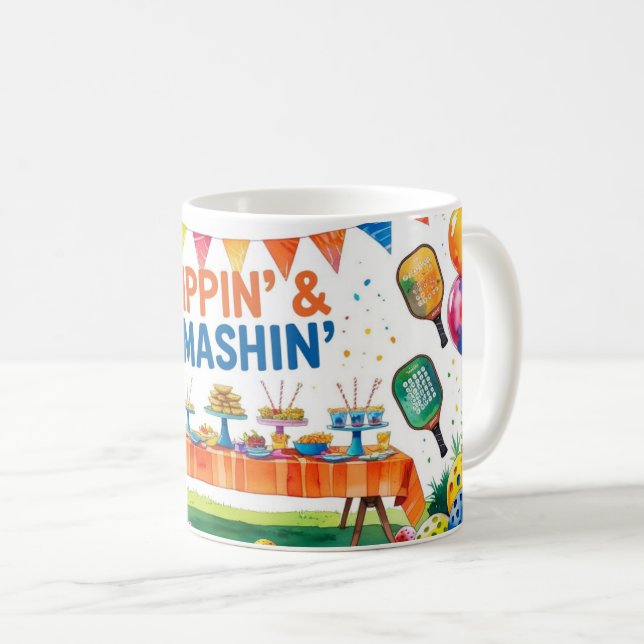 Pickleball-födelsedag ThBäste Kaffemugg (Framsida höger)