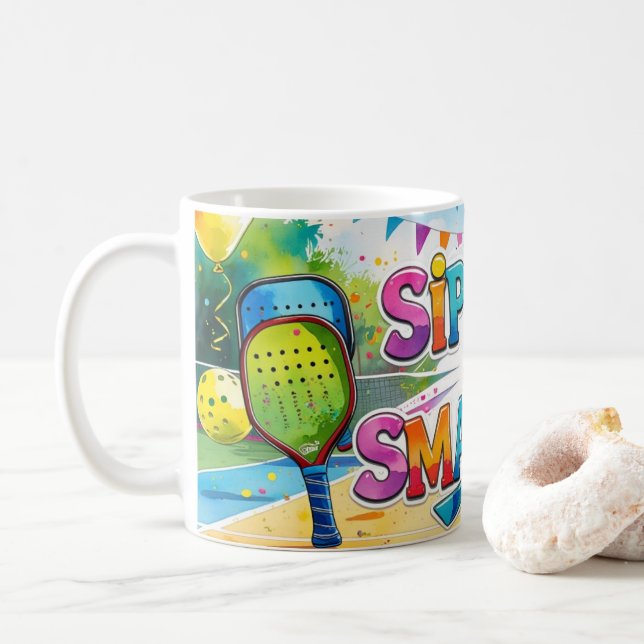 Pickleball-födelsedag ThBäste Kaffemugg (Med munk)