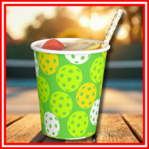 Pickleball Födelsedagsfest Cute Grönt Sports