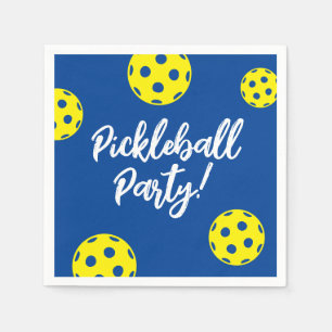Pickleball Födelsedagsfest napkins Pappersservett
