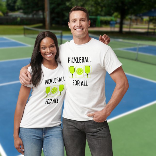 Pickleball för alla modeller och Boll T Shirt (Skapare uppladdad)