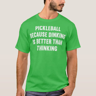 Pickleball för att det är bättre att docka än att t shirt