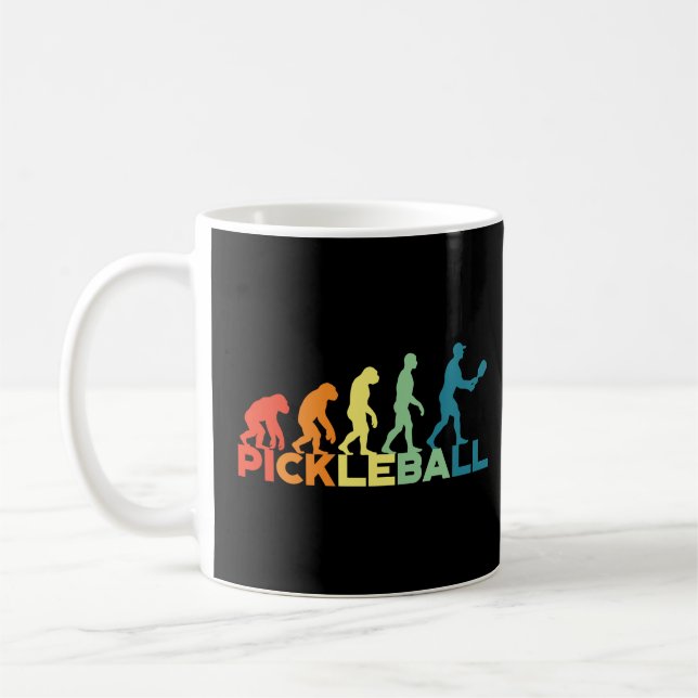 Pickleball för manar Pickleball-evolution Kaffemugg (Vänster)