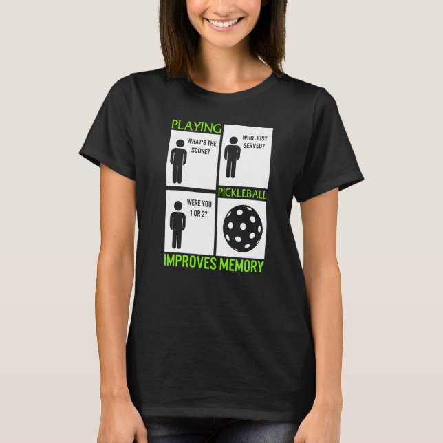 Pickleball förbättrar Pickleball Dink Paddle för m T Shirt (Framsida)