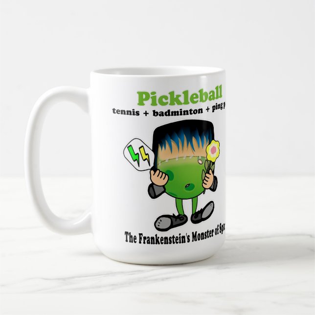 Pickleball - Frankensteins sportmonster Kaffemugg (Vänster)