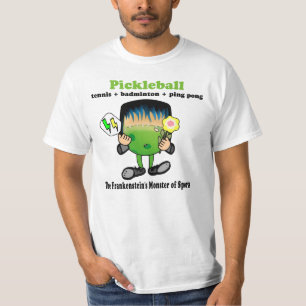 Pickleball - Frankensteins sportmonster T Shirt