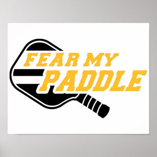 Pickleball fruktar min padda poster