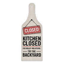 Pickleball Funny kitchen closed sign