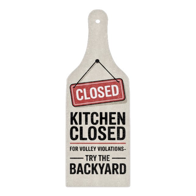 Pickleball Funny kitchen closed sign (Framsidan)