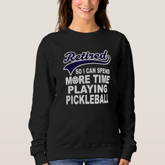Pickleball Funny Pension-citat 1 T Shirt (Framsida)