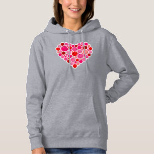 Pickleball fylld på hjärtans Rosa och Röda Kärlek T Shirt