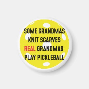 Pickleball-gåva till farmor magnet