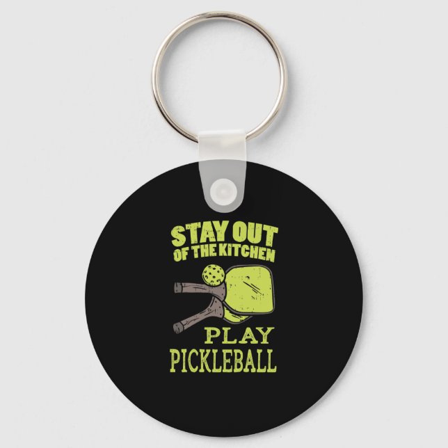 Pickleball-gåvor Nyckelring (Framsida)