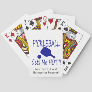pickleball ger mig hett blå spel kort