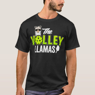 Pickleball ger Volley Llamas rolig pipa T Shirt