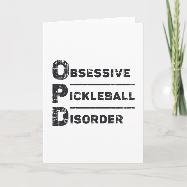 Pickleball Gift Kort (Framsida)