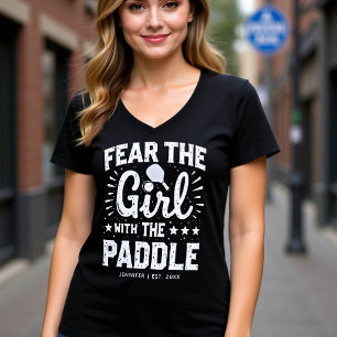 Pickleball Gift Typography Funny Personlig T Shirt