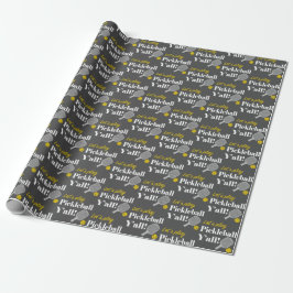 Pickleball Gift Wrap Let's Play Pickleball Team Presentpapper