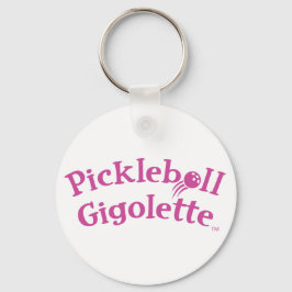 Pickleball Gigolette™ Swingrz Swag Court Jester Nyckelring