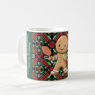 Pickleball 🎄 Gingerbröd Dink Kaffemugg