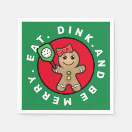 Pickleball Gingeregentligen-anpassningsbar Pappersservett