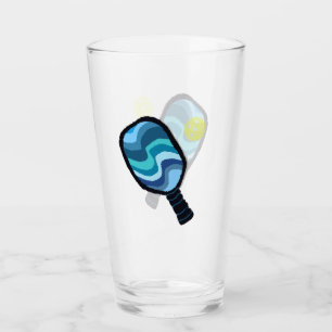 Pickleball glass mugg kopp-tumörgåva glaskopp