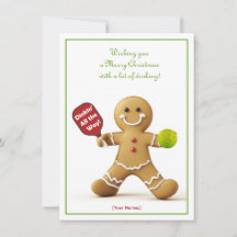 Pickleball 🎄 God jul, anpassningsbar text
