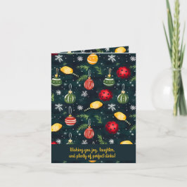 Pickleball 🎄 God jul, anpassningsbar text Helgkort