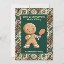 Pickleball 🎄 God jul, anpassningsbar text