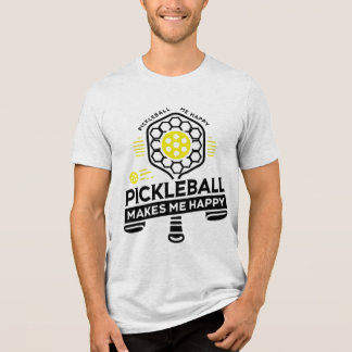 Pickleball gör mig lycklig t shirt