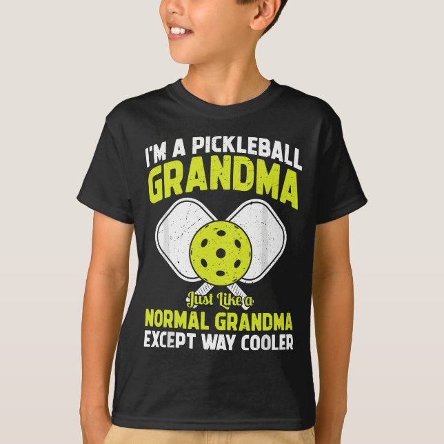 Pickleball Grandma Funny Pickleball Player Grandmo T Shirt (Framsida)