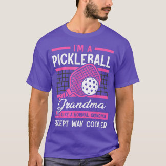 Pickleball Grandma som en vanlig mormmormisk metod T Shirt