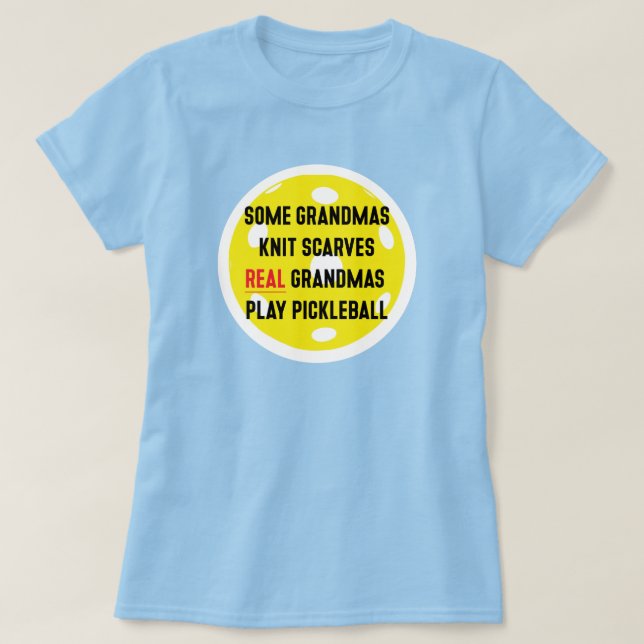 Pickleball Grandma T-Shirt (Design framsida)