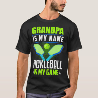 Pickleball Grandpa Grandfather Funny Pickleball G T Shirt